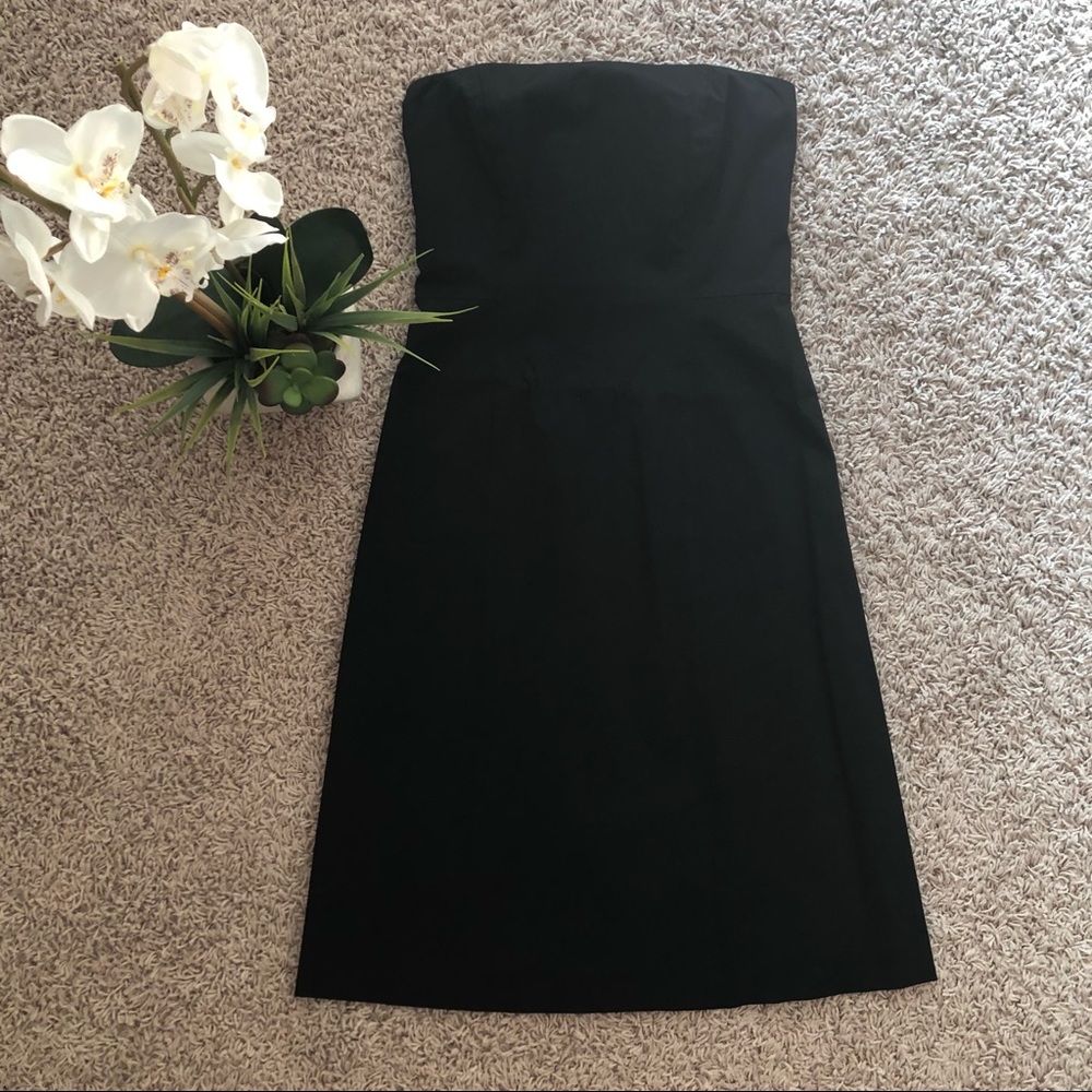 Ann Taylor Black Strapless Dress, Size 2